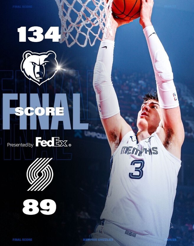 灰熊队险胜开拓者结束连败 灰熊队险胜开拓者结束连败